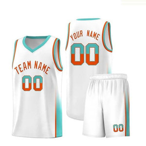 Diseña tu propio uniforme de baloncesto con nombre, número y logotipo, uniforme de baloncesto de color sólido, uniformes sublimados - Product Image 4