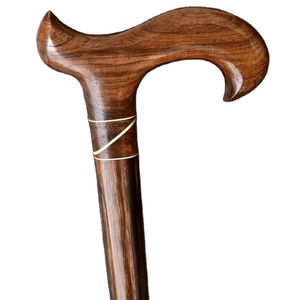 Canne en bois réglable à prix de marche avec plusieurs nœuds Bâton de marche en bois solide pour les aînés par Standard International - Product Image 1