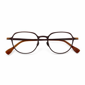 Round Titanium Eyeglass <b>Frames</b> Anti Blue Light UV420 Full Rim Lightweight Pure Titanium Custom Prescription Rx OEM ODM - Product Image 2