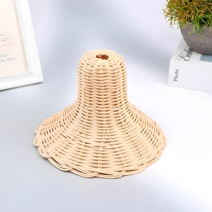 Lampe de chevet pour enfants au prix de gros, meilleur choix, abat-jour en rotin durable pour la décoration de la chambre d'enfant - Product Image 3