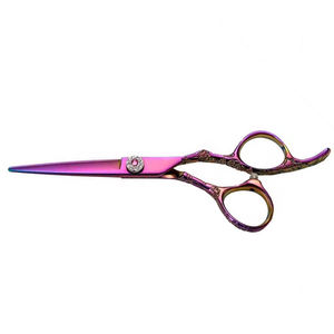 Tijeras de Peluquería Profesionales de Acero Inoxidable, Cuchillas Afiladas de Alto Contenido de Carbono, Logotipo Personalizado, Tijeras para Cortar Cabello de 6 Pulgadas - Product Image 2