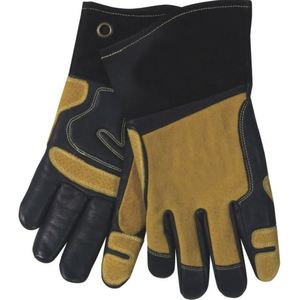 Guantes de Soldadura de Cuero Resistentes al Calor, Guantes de Seguridad Industriales, Guantes de Soldadura de Cuero al por Mayor, Protección Térmica para el Trabajo - Product Image 1
