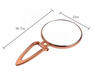 Daystar Trade Wall Mounted <b>Lighted</b> Gold-Plated 3X Magnification Modern Makeup <b>Mirror</b> Foldable Stand for Vanity Beauty Daily - Product Image 3