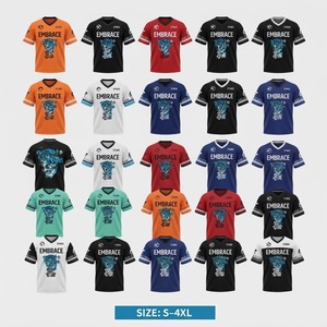 เสื้อยืดสตรีทแวร์โอเวอร์ไซส์ พิมพ์ลายกราฟิกทั่วตัว ผ้าโพลีเอสเตอร์ ซับลิเมชั่น แฟชั่นทีเชิ้ต ขายส่ง รับผลิตแบบ OEM ODM - Product Image 5
