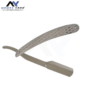 Premium Swing Lock <b>Barber</b> Razor with Genuine Stainless Steel Single <b>Blade</b> Smooth Handle Non Disposable Straight Edge Shaving Raz - Product Image 6