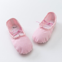 Zapatillas de Ballet de Lona Suave para Mujer y Niña, Transpirables, Flexibles, de Cuero Genuino, para Práctica Diaria y Actuaciones