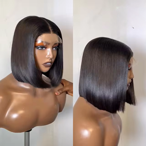 Hot Selling Factory Price Vietnamese Raw Virgin Human Hair <b>Wigs</b> Bone Straight Hair Extensions HD Lace Vietnamese <b>Bob</b> <b>Wigs</b> - Product Image 2