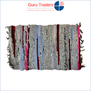 Experts in Selling Customizable Handmade Abstract Pattern Floor Chindi Door <b>Mats</b> for Indoor & Outdoor Use at Reasonable Price - Product Image 5