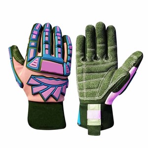 Gants de travail haute visibilité résistants aux chocs, anti-vibrations, avec doublure en aramide, protection TPR pour la sécurité industrielle - Product Image 3