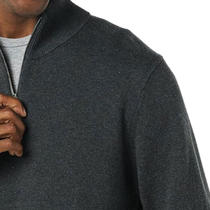 Sudaderas de Invierno para Hombre de la Mejor Calidad, con Media Cremallera, Logotipo y Color Personalizados, 100% Algodón, Tejido de Rizo, Servicio OEM - Product Image 5