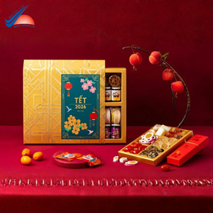 กล่องของขวัญปีใหม่สุดหรู ทำจากกระดาษ พร้อมการพิมพ์และการตกแต่งระดับพรีเมียม - Product Image 4