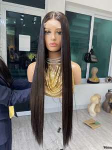 ผมต่อแบบ Remy และ Virgin Human Hair Extensions แบบเส้นเดียว จัดเรียงเกล็ดผม ตรงธรรมชาติ สีแฟชั่นเวียดนาม - Product Image 5
