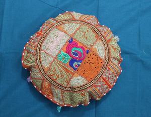 Meditación Boho almohada piso cojín cubierta bordado bohemio decorativo Patchwork - Product Image 1