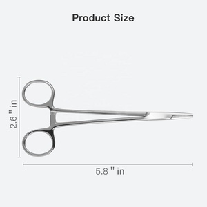 High Quality Manual Multi Color Rainbow Stainless Steel Mathieu <b>Needle</b> Holder 14cm for Holding Wire Stopping <b>Beads</b> - Product Image 2