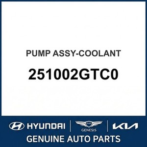 Pompes à eau neuves Elantra 251002GTC0 - Product Image 1