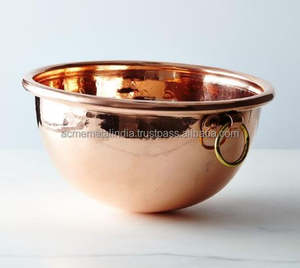 Tazón para servir comida para restaurante de hotel, superventas, forma redonda grande, Color dorado, Ideal para eventos de boda, precio asequible - Product Image 6