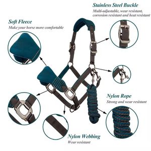 Harnais en corde de nylon PP de qualité supérieure, rembourré en polaire, léger et confortable pour les longues balades - Product Image 5