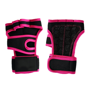 Gymnastics Weight Lifting Cowhide <b>Ribbon</b> Hand Palm Protection Grips Pads - Product Image 6