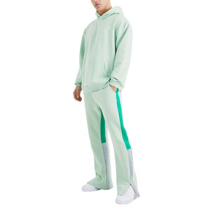Ensemble de survêtement à manches longues pour hommes, idéal pour la course et le sport, ensemble de survêtement confortable et ajusté pour la salle de sport, la course et l'entraînement - Product Image 6