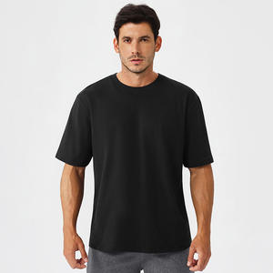 T-shirt basique en coton pour homme, col rond, doux, respirant, décontracté, streetwear, mode, haut de gamme - Product Image 1