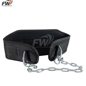 Cinturón de levantamiento de pesas de alta calidad con hebilla, cadenas para dominadas, soporte lumbar para fitness y levantamiento de pesas con barra - Product Image 3