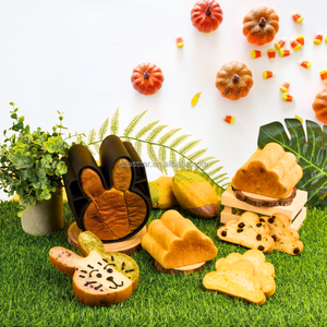 Mini moule à pain en forme de lapin en aluminium antiadhésif noir 270g de qualité alimentaire facile à démouler avec couvercle - Product Image 3