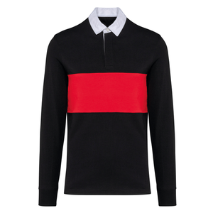 Camiseta de Hombre Roja Sólida de Manga Corta con Paneles Frontales, 100% Algodón, Tejida, Transpirable, Casual, de Verano, a la Moda - Product Image 3