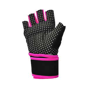 High Quality Leather Fingerless Gym <b>Gloves</b> For Men Women for Outdoor Fitness <b>Training</b> Cycling <b>Weight</b> Lifting By <b>GLOVES</b> City - Product Image 5