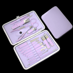 Professional High-quality Stainless Steel Classic <b>Manicure</b> <b>Kit</b> 10-in-1 Nail Clippers Scissors Grooming Tools-Complete Custom Set - Product Image 6