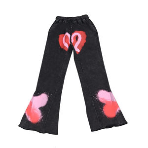 Pantalones deportivos acampanados para hombre, los más vendidos, personalizados, estilo casual, holgados, con cintura elástica, tipo jogger, para hombre - Product Image 1