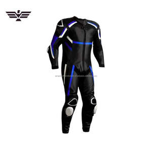 Nouveauté Combinaison de course de moto pour homme sur mesure de qualité supérieure EMPIRE TREND WEARS Combinaison de moto en cuir de qualité supérieure pour piste avec armure - Product Image 4