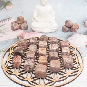 Piedras Pulidas de Jaspe Rosetta para Decoración del Hogar, Feng Shui y Manualidades, 18-25mm - Product Image 4