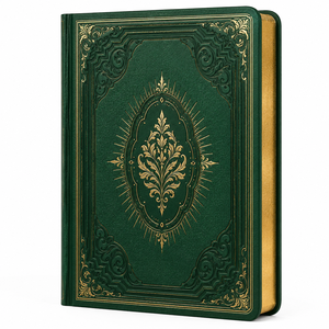 Carnet A5 en cuir PU à couverture rigide, <span class=keywords><strong>journal</strong></span> vintage, agenda, avec dorure à chaud et bordure dorée, carnet d'écriture de bureau, fournisseur OEM - Product Image 1