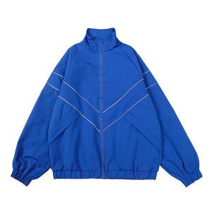 Custom Lightweight Windbreaker Zip Men's <b>Jacket</b> Nylon <b>Camo</b> Cut Sew Boxy Waterproof Stand Collar Manufacturer Outdoor Sports - Product Image 5