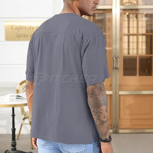 Camiseta Extra Grande para Hombre, Corte Moderno y Relajado, Estilo Urbano, Ligera, Transpirable y Cómoda - Product Image 3