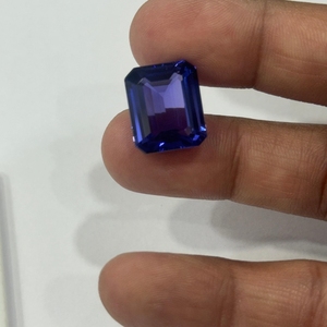 Tanzanite bleue naturelle taille octogonale 17,14 carats certifiée GSI, pierre précieuse de tanzanite chauffée en vrac, qualité AAAA Tanzanie, gemmes bleues de qualité supérieure - Product Image 5