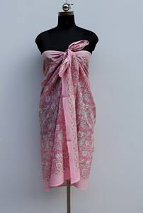 Lot en gros assorti de paréos de plage réversibles écologiques pour femmes en tissu de coton doux, paréos d'été, couvre-bikini faits à la main - Product Image 6