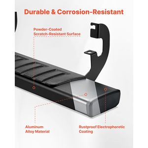 Pedane Laterali da 6 Pollici Compatibili con Chevy Silverado/GMC Sierra 1500 Crew Cab 2019-2025 - Product Image 3