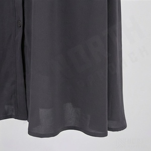 Abaya Kaftan élégante en polyester uni à col en V, longueur cheville, légère, pour femme, tenue modeste royale, couleur personnalisable - Product Image 6