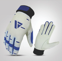 Gants de frappe de baseball personnalisés en cuir PU et tissu mesh extensible, gants d'entraînement sportifs de haute qualité avec support de poignet respirant