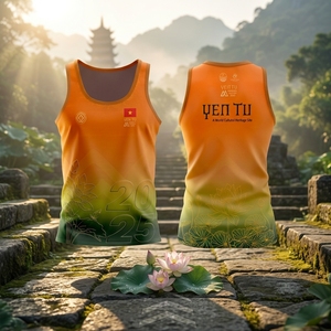 Fabricant de vêtements de sport légers en coton et élasthanne, commandes en gros personnalisées OEM, t-shirts de course sur mesure - Product Image 3