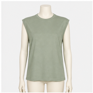 Women's Casual <b>Cap</b> <b>Sleeve</b> Cotton Summer <b>Top</b> - Product Image 1