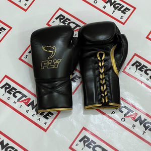 Personalized Lace Up Fly Boxing Gloves New Design Best Training Gloves For Gym High Quality Pro Leather Boxing Lace Up Gloves - Product Image 4