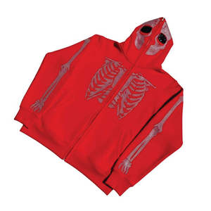 Pasamontañas de alta calidad para hombre con cremallera y capucha tipo ninja, sudadera con capucha de algodón para hombre, pasamontañas con cremallera. - Product Image 3