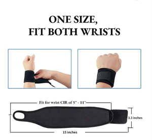 Attelle de poignet réglable pour soulager la douleur, soutien respirant pour le sport, la gym et la protection contre les blessures, taille universelle - Product Image 3