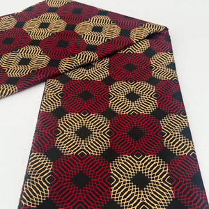 Tissu de coton Ankara du Cameroun de haute qualité conceptions personnalisées pour les robes africaines vêtements élégants et accessoires de mode faits à la main - Product Image 1