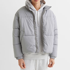 Chaqueta de Invierno Personalizada de Alta Calidad, Diseño OEM, Chaqueta Delgada con Burbujas, Talla Grande, con Cierre, Ropa Urbana para Hombre, Hecha en Pakistán - Product Image 2