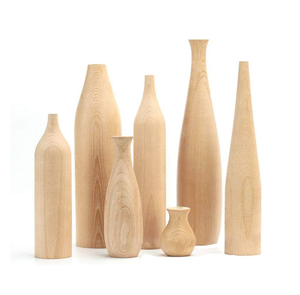 High Quality Wood Flower <b>Vase</b> Designer Interior Decorative Wooden Flower <b>Vase</b> At Lowest Price - Product Image 4