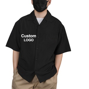Summer Wear B2B Ready Fashionable Stylish Cotton <b>Cuban</b> <b>Shirts</b> Custom Logo 100% Cotton Made <b>Cuban</b> Collar <b>Shirts</b> <b>Men's</b> - Product Image 4