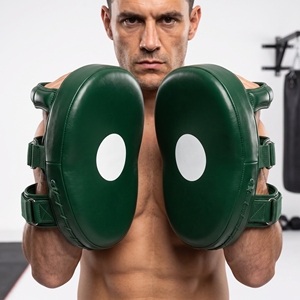 Cibles de boxe en cuir de vachette vert, durables, pour toutes les saisons, équipement d'entraînement - Product Image 3
